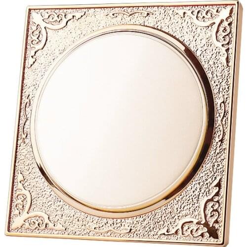 Luxurious Carved gold switch socket 1gang2way Wall light socket 110v-250v 10A