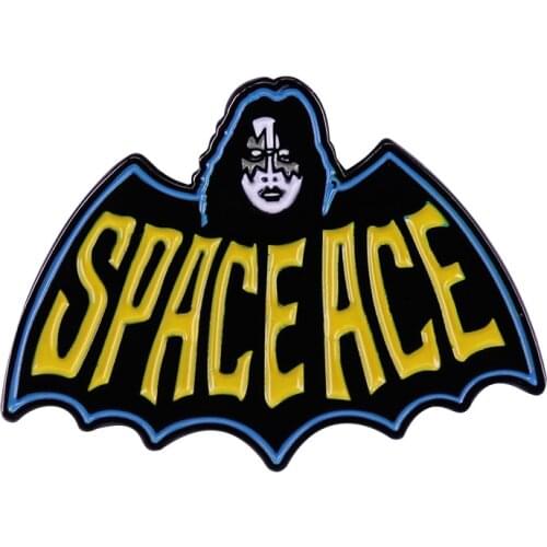 Weird Space Ace Bat Lapel Pin