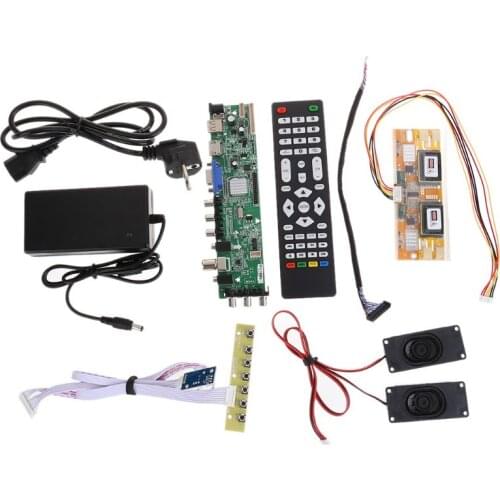 1Set DS.D3663LUA.A81 DVB-T2/T/C Digital TV 15-32 Inch Universal Lcd TV Controller Driver Board Module for 30Pin 8-Bit dropship