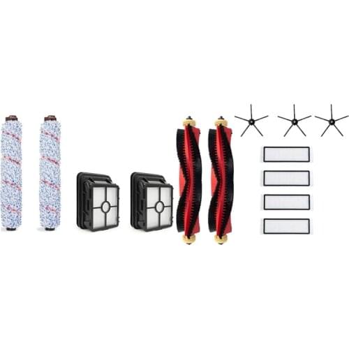 1set Brush Roll and Filter for Bissell Crosswave & 9Pcs for Xiaomi Roborock S4 E4 S5 S6 S5 Max Main Brush Roll Filter