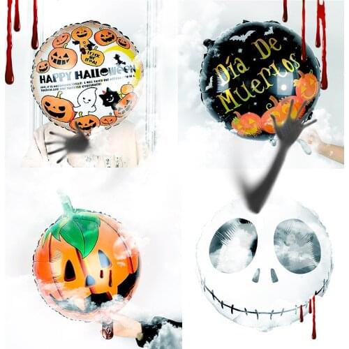 1pc Halloween Party Decorations Balloons Helium Aluminum film Globos Halloween Boy or Girl Pumpkin Ghost Home Alone Balloon