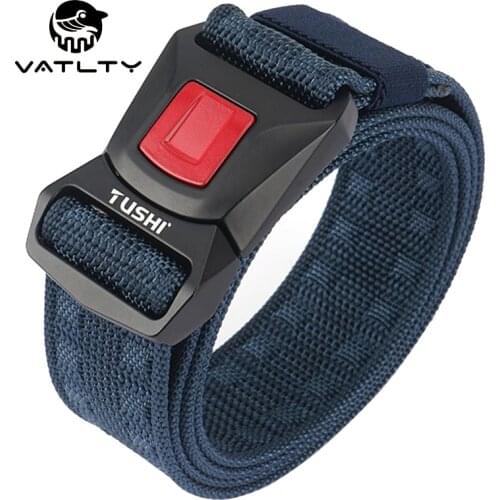 2021 Non-Slip Tactical Belt For Men Anti-Rust Metal Buckle Military Army Belt Solid And strong Nylon Outdoor Work Sports Belt