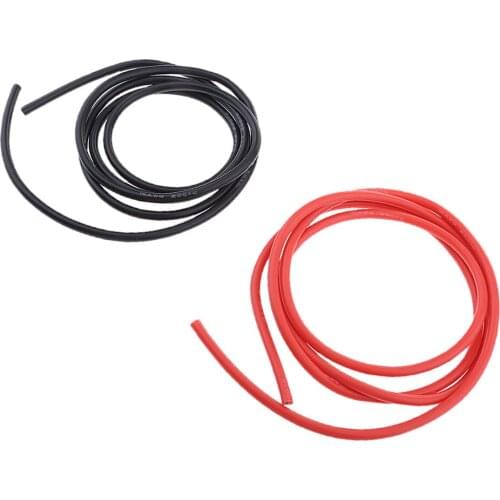3 Meters 10AWG Flexible Silicone Stranded Copper Wire Cable B 1.5m + R 1.5m for RC Car Boat