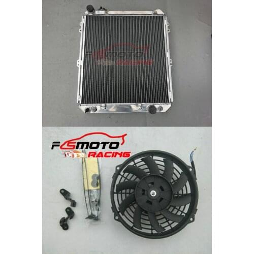 3 Row Aluminum Radiator For Toyota Hilux Surf KZN130 1KZ-TE 3.0 TD AT AUTO 1993-1996 93 94 95 96