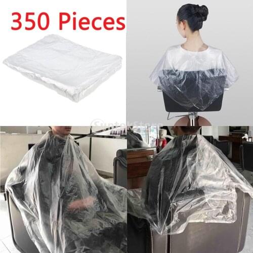 350x Disposable Hair Cutting Capes Salon Gown Hair Cut Salon Barber Capes