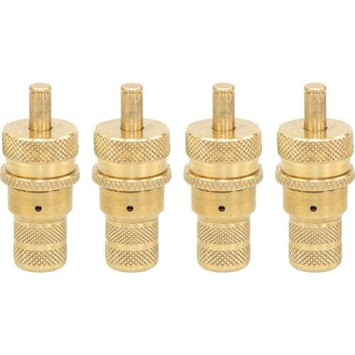 4Pcs 4WD Universal Brass off-Road Automatic Tire Tyre Deflators Valve set 6-30 PSI Adjustable bleeder Set