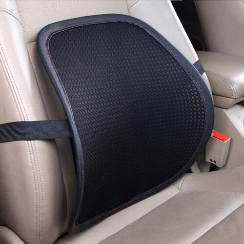 40*40cm Mesh Car Seat Cushion Waist Protection Waist Support Breathable Lumbar Pillow Office Chair Back Pain Auto Accessories