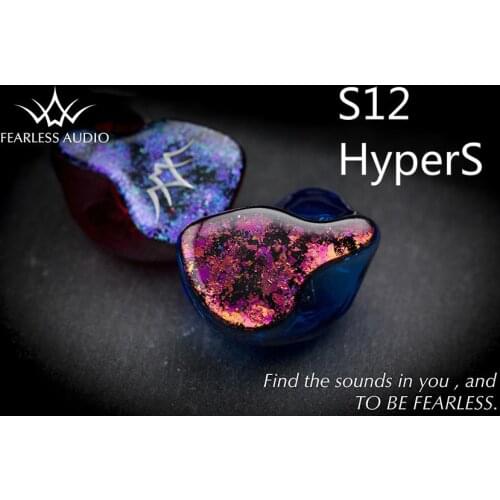 Fearless Audio HyperS S12 12BA Drivers Custom Made In Ear Earphone HiFi Music Monitor DJ Studio Stage Earbuds 0.78mm 2Pin Cable