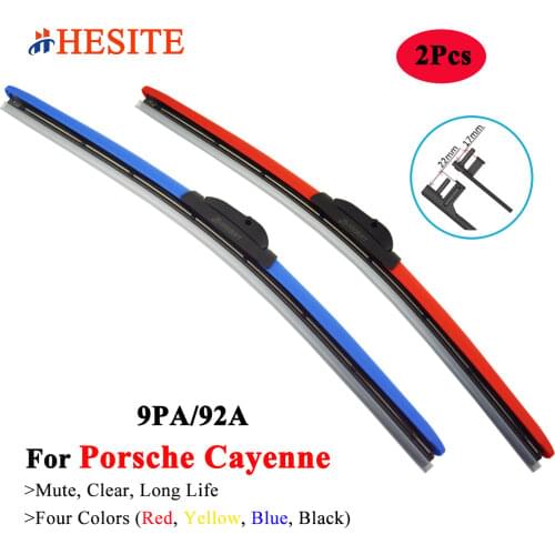 HESITE Wiper Blades For Porsche Cayenne 955 957 958 92A Model 2009 2011 2012 2013 2017 2019 Car Accessories Window Screen Wipers