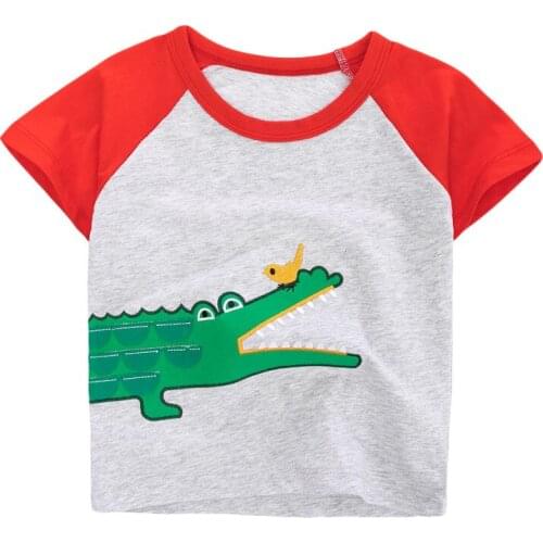 Bambino 2021 New Tees of Children 2-7 Years Cartoon Pure Cotton T shirt for Kids Bo Tops Clothing Baby Clothes Child Costume