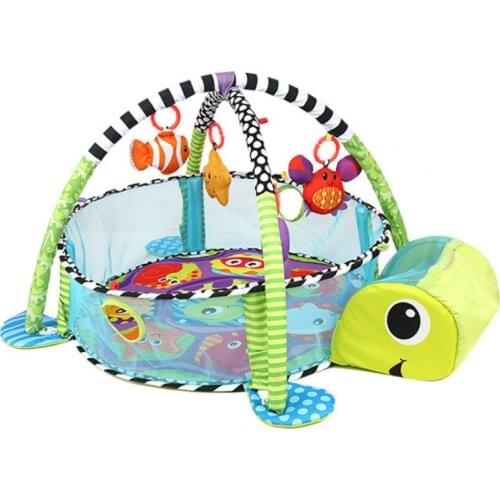 Tortoise Baby Play Mat 0-1 Year Game Tapete Infantil Educational Crawling Mat Play Gym Cartoon Blanket Ball Pit Toys Play Mat