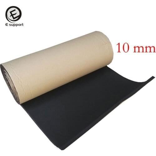 EE support 2Roll 100*50cm Car Motor Sound Proofing Insulation Deadening 10mm Close Cell Foam Auto Interior exterior Accessories