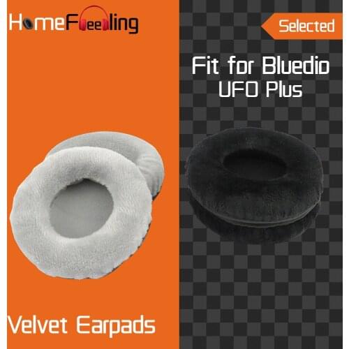Homefeeling Earpads for Bluedio UFO Plus Headphones Earpad Cushions Covers Velvet Ear Pad Replacement