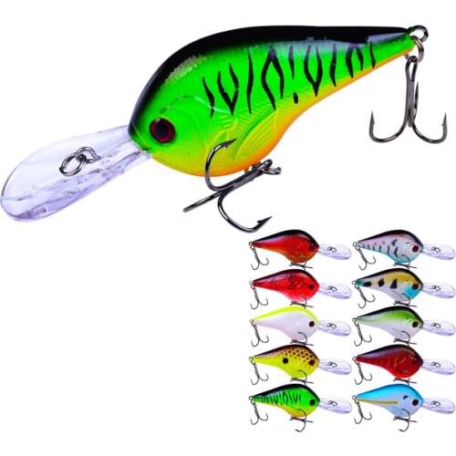1pcs Brand Lifelike VIB Floating Fishing Lure 9.5CM 10G Pesca Hooks Fish Wobbler Tackle Crankbait Artificial Japan Hard Bait