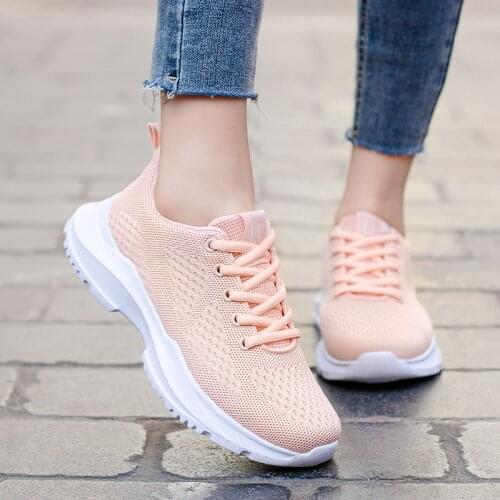 2021 Sneakers Women Vulcanized Shoes Casual Ladies Shoes Woman Lace-Up Light Breathable Female Zapatillas De Para Mujer