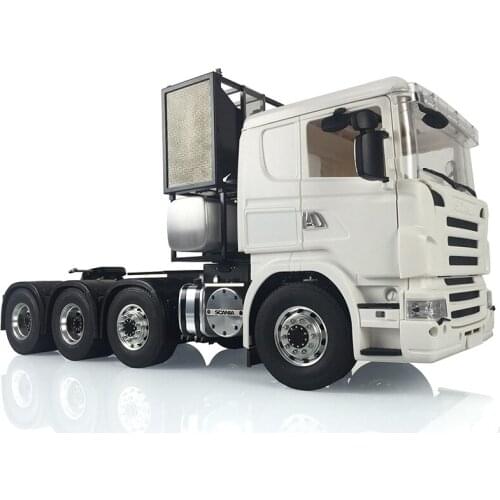 Metal 8*8 Chassis LESU 1/14 Sca Model Car Hercul RC Tractor Truck Cabin THZH0610-SMT2