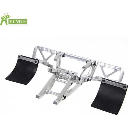 Alloy CNC Front or Rear Bumper with Front LED Light Pod Kit Fit for 1/5 HPI ROFUN ROVAN KM BAJA 5T 5SC RC CAR Toys PARTS