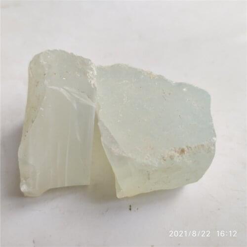Natural Opal Stone Mineral Specimens White Stone Engraving Material