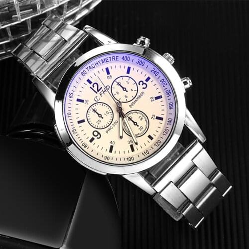 POPLOV Mens Quartz Watch