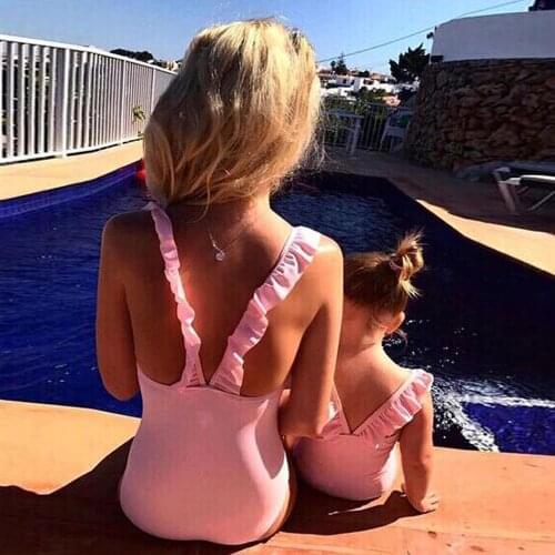 ROYAL GENIUS Matching Swimwear For Mom And Daughter