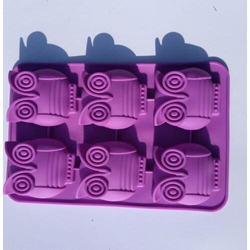 6 cavity owl shape silicone mold fondant cake decoration mold ice mold resin clay craft mold DIY tool