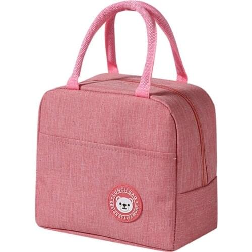 Storage Bags Portable Lunch Bag Insulated Picnic Cartoon Carry Case Thermal Portable Lunch Bag