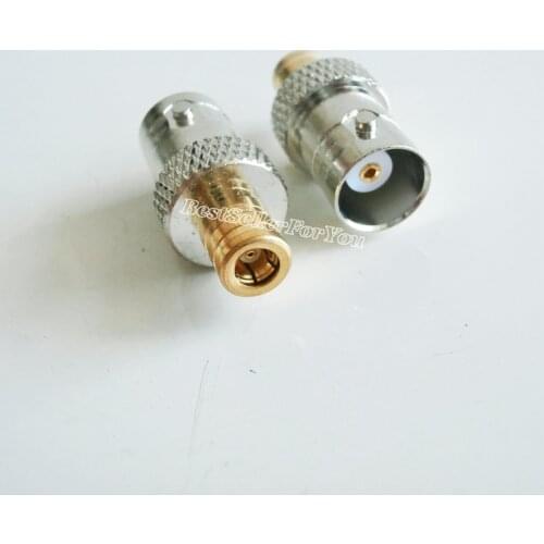 1Pcs New BNC female jack to SMB female jack straight RF adapter connector