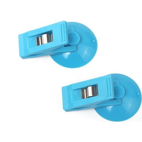 2pcs Car Interior Window Clip Mount Suction Cap Clip Card Holder Removable Holder for Sunshade Curtain Towel Ticket Sucker Clip