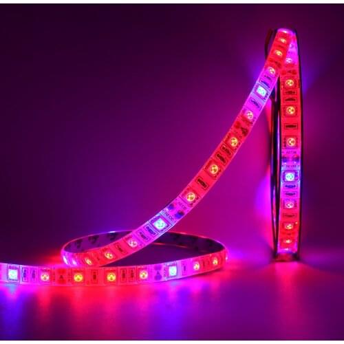 50meter Red blue 3:1 4:1 Flower Plant Grow lights 5m Waterproof Full Spectrum LED Strip phyto lamp for Greenhouse Hydroponic