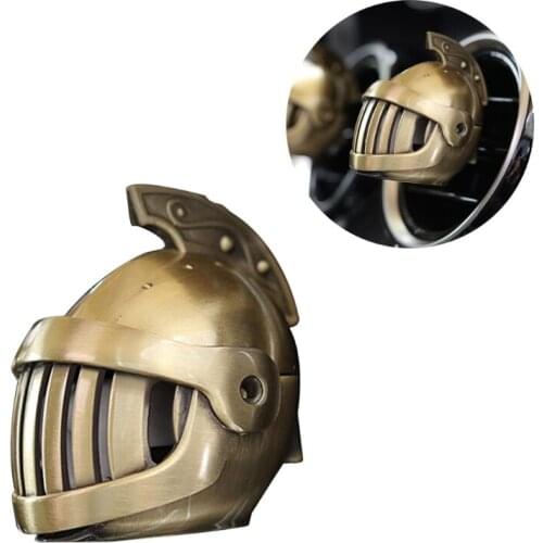 Cool Helmet Car Air Freshener Holder Creative Perfume Clip Automotive Interior Trim for Air Environment Fresher G8TE