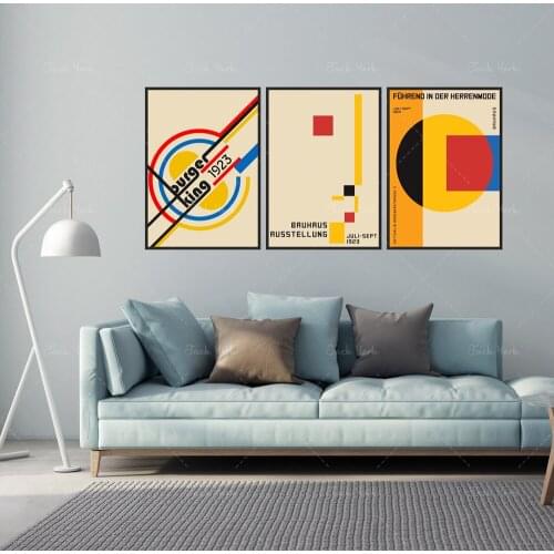 Bauhaus Poster Bauhaus Exhibition Poster Bauhaus Print Graphic Print Exhibition Print Bauhaus Art poster Vintage Art Print