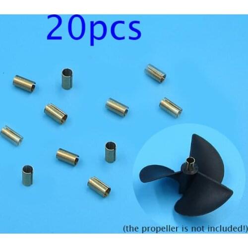 Free Shipping 20PCS 4.76-4mm Brass Sleeves RC Boat Propeller Center Hole Diameter Adjust Mini Tubes 4.76mm To 4mm Shaft Sleeves