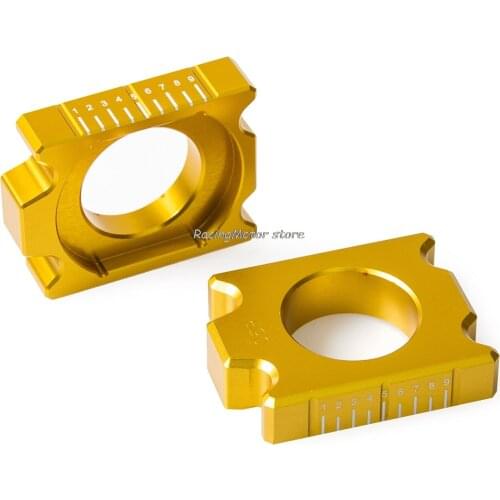 Rear Axle Blocks Chain For Suzuki RMZ250 2004-2018 RMZ450 2005-2018 RMX450Z 2010 2011 2012 2013 2014 2015 2016 2017 RMZ 250 450