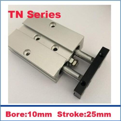 Double rod cylinder TN10-25 10mm bore 25mm stroke pneumatic cylinder components for filling machine parts dual rod cylinders