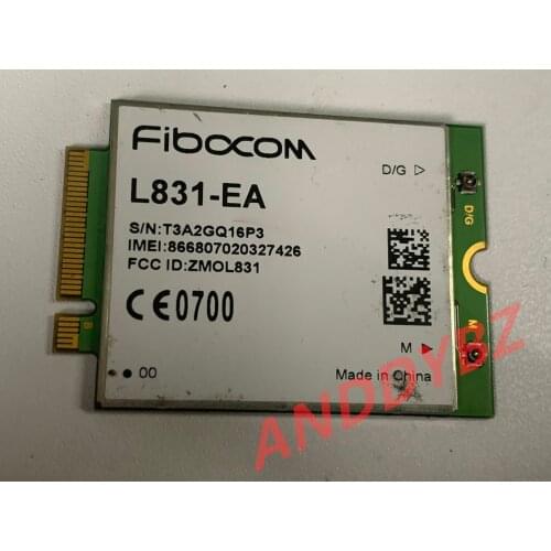 FOR Fibocom L831-EA 4G LTE Cat4 M.2 WWAN Module TESED OK