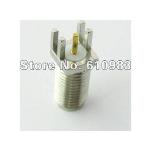 SMA Female Jack Edge Mount PC Board PCB Receptacle Adapters Nickelplated Connectors New
