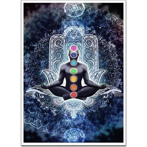 Canvas Painting Chakra Wall Art Decor Posters and Prints Wall Pictures for Living Room Decoration Home Decor