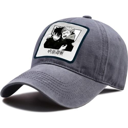 Anime Cap jujutsu kaisen Women Print Hat Outdoor Summer Adjustable Snapback Hat Gojo Capsule Corp Baseball Caps Unisex Men Hat