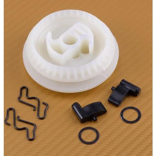 LETAOSK 7pcs Recoil Starter Pulley & Pawl Dog & Spring & Washer Kit Fit For Stihl 017 018 019T 020T MS170 Chainsaw