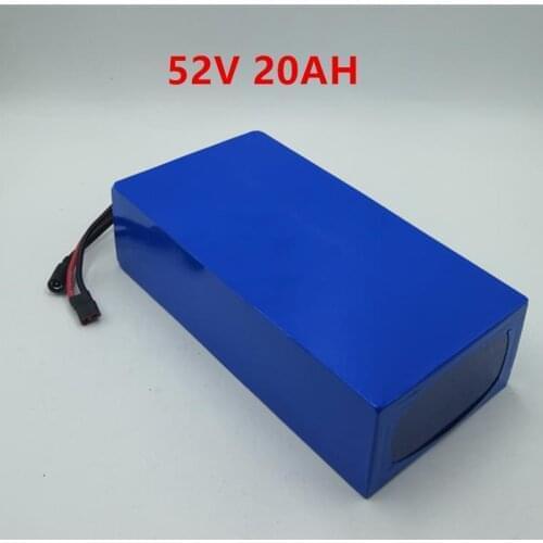 52V 20ah Lithium Battery Pack 52V Electric Bike Battery 52V 20Ah 18650 Lithium Scooter Battery Pack