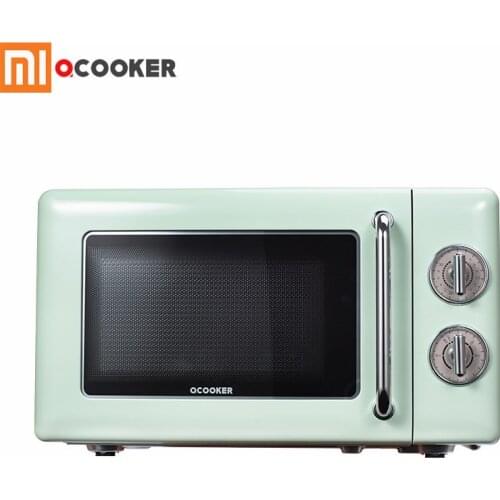 Qcooker Microwave Ovens 20L Electric Appliances Grill BBK Pizza Oven Built-in Turntable Home Kitchen