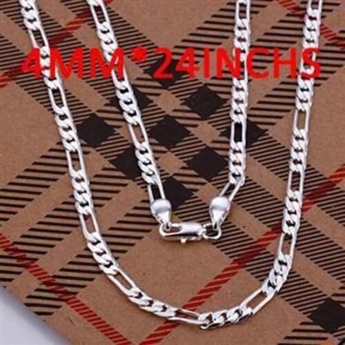 Fashion Jewelry Necklace 24 Inches Chain factory prices Free Shipping ooiu LN102-24