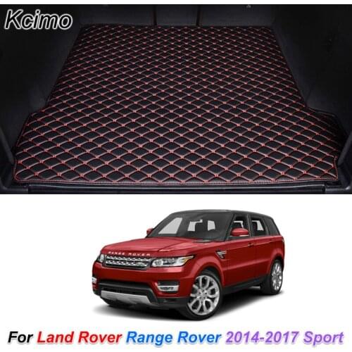 The Trunk Floor Leather Liner Car Trunk Mat Cargo Compartment Floor Carpet for Land Rover Range Rover Sport 2014-2017