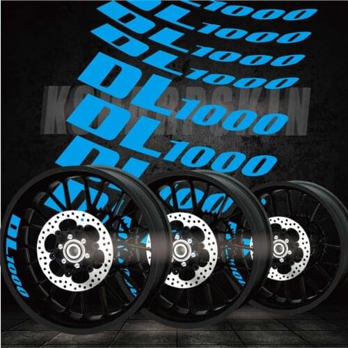 New motorcycle stickers personality tire film reflective decorative decals for SUZUKI dl1000 dl 1000