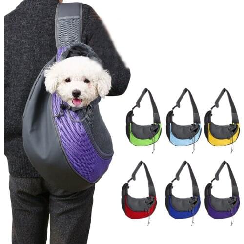 Pet Carrier For Dogs/Cats Outdoor Travel Handbag Single Shoulder Bag Sling Mesh Travel Shoulder Bag Pet Carrier Dog Accessories