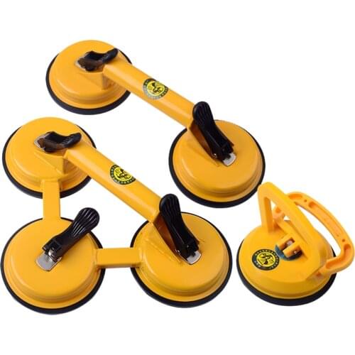 Single or Double three Cups of Suction Cup Suction Cup Sucker Aluminum Puller Handle Lifter Professional Tool Dent Remover