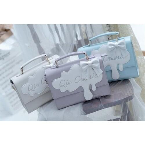 Retro Preppy style Lolita JK Uniform Messenger Bags Japanese Girl Student Handbag B1462