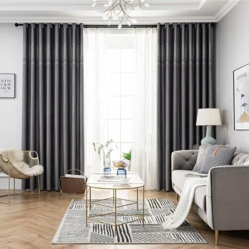 Living Room Window Curtains Bedroom Blackout Curtains Finished Drapes Solid Color LIVE ROOM DECOR Kitchen Curtain