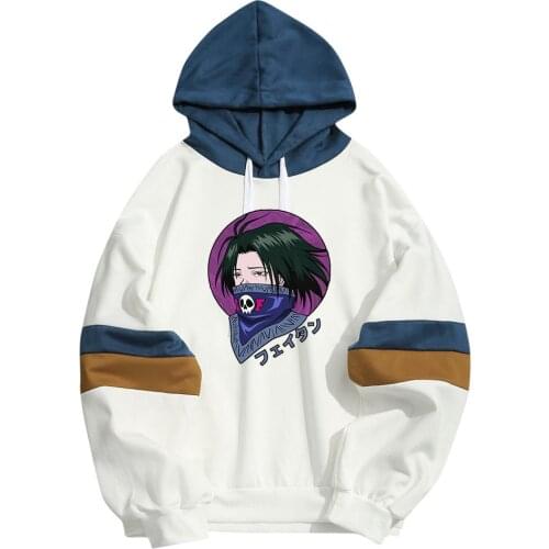 Japan Anime Hunter X Hunter Panel Deisgn Men Women Hoodies Unisex Feitan Sweatshirt Cool Streetwear Sudaderas Dropship