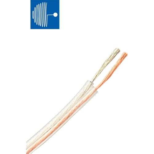 TRIUMPHCABLE 1 meter speaker cable 0.5/0.75/1.0/1.5/2.0/2.5/3.0mm PVC Tinned Copper gold and silver transparent parallel line